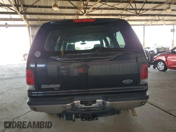 2002 Ford Excursion Special Serv with VIN 1FMNU40L72EA97811, listed as a Copart auction lot 53998115 with 190,515 mi miles and Salvage Title. Bid and sale history available at DreamBid. Image 6.