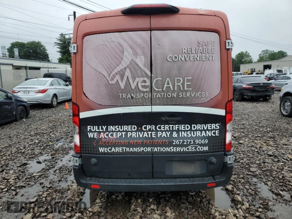 2019 Ford Transit Passenger XL with VIN 1FBAX2CM3KKA62143, listed as a Copart auction lot 60708845 with 112,166 mi miles and Salvage title. Bid and sale history available at DreamBid. Image 6.