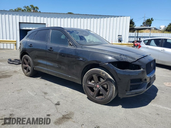 2018 Jaguar F-Pace 30t R-Sport with VIN SADCL2GX4JA329965, listed as a Copart auction lot 67172964 with 87,060 mi miles and Salvage title. Bid and sale history available at DreamBid. Image 4.