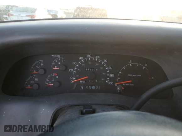 1999 Ford Super Duty F-250 XL with VIN 1FTNX20F3XED60894, listed as a Copart auction lot 74849284 with 148,779 mi miles and Salvage Title. Bid and sale history available at carsss.com. Image 9.