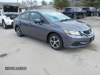 2015 Honda Civic Sedan SE with VIN 2HGFB2F79FH538335, listed as a IAAI auction lot 42049134 with 51,478 mi miles. Bid and sale history available at carsss.com. Image 1.