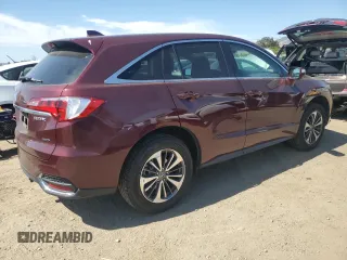 2017 Acura RDX Advance with VIN 5J8TB4H74HL014740, listed as a Copart auction lot 61172935 with 52,915 mi miles and Salvage title. Bid and sale history available at DreamBid. Image 3.