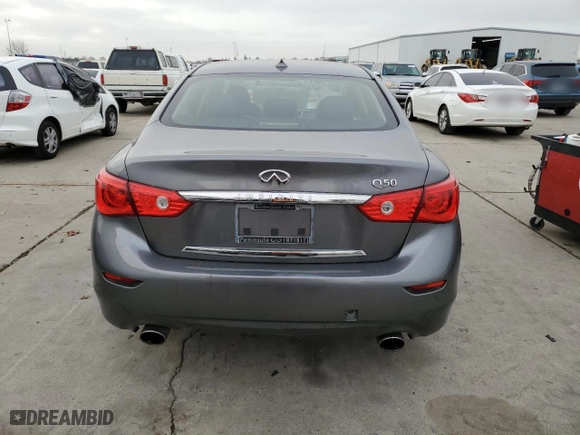 2017 Infiniti Q50 2.0t with VIN JN1CV7AP3HM640763, listed as a Copart auction lot 84085864 with NaN miles and Clean Title. Bid and sale history available at carsss.com. Image 6.