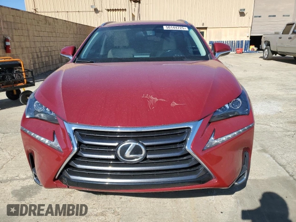 2015 Lexus NX 200t with VIN JTJYARBZ3F2019345, listed as a Copart auction lot 50144725 with 163,565 mi miles and Clean title. Bid and sale history available at DreamBid. Image 5.