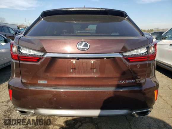 2017 Lexus RX with VIN 2T2BZMCA5HC127978, listed as a Copart auction lot 72289002 with 41,816 mi miles. Bid and sale history available at carsss.com. Image 6.