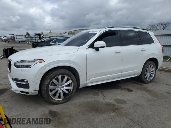 2016 Volvo XC90 T6 Momentum with VIN YV4A22PK5G1060102, listed as a Copart auction lot 47650575 with 158,021 mi miles and Salvage Title. Bid and sale history available at DreamBid. Image 1.