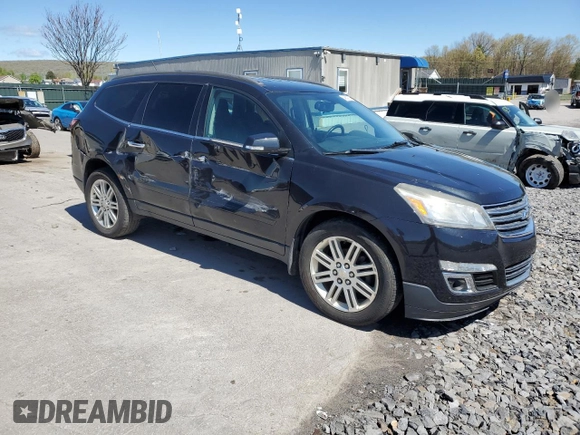 2013 Chevrolet Traverse LT with VIN 1GNKVGKD0DJ176847, listed as a Copart auction lot 54670715 with 151,636 mi miles and Salvage Title. Bid and sale history available at DreamBid. Image 4.
