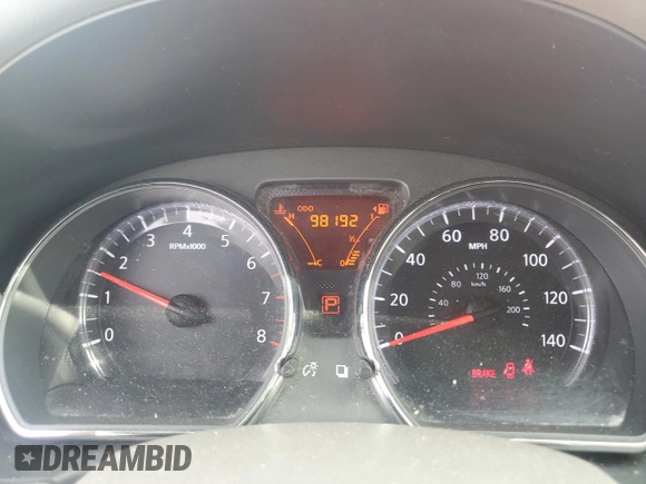 2014 Nissan Versa SV with VIN 3N1CN7AP3EL833520, listed as a Copart auction lot 53958325 with 98,192 mi miles and Salvage Title. Bid and sale history available at DreamBid. Image 9.