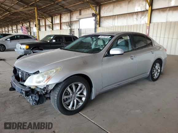 2008 Infiniti G35 Journey with VIN JNKBV61E58M223516, listed as a Copart auction lot 63748745 with 259,635 mi miles and Salvage title. Bid and sale history available at DreamBid. Image 1.