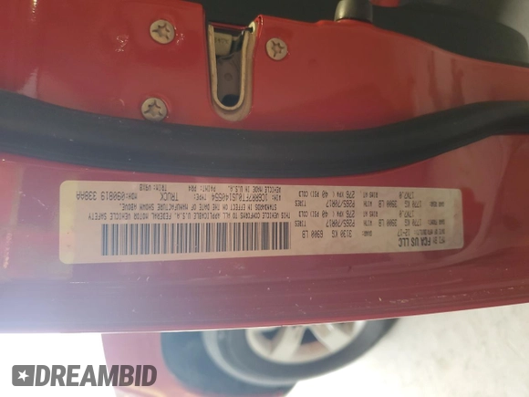 2018 Ram 1500 Express with VIN 1C6RR7FT0JS140554, listed as a Copart auction lot 59713805 with 17,945 mi miles and Salvage title. Bid and sale history available at DreamBid. Image 12.