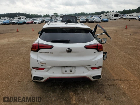 2021 Buick Encore GX Select with VIN KL4MMDS23MB043120, listed as a Copart auction lot 54731315 with 88,412 mi miles and Salvage title. Bid and sale history available at DreamBid. Image 6.