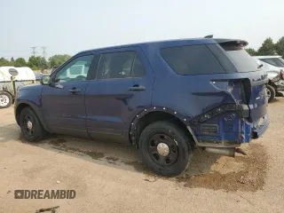 2017 Ford Police Interceptor Utility with VIN 1FM5K8AR0HGC57380, listed as a Copart auction lot 58965075 with 106,682 mi miles and Salvage title. Bid and sale history available at DreamBid. Image 2.