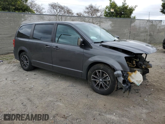 2019 Dodge Grand Caravan GT with VIN 2C4RDGEG1KR641080, listed as a Copart auction lot 50814305 with Not Provided miles and Salvage Title. Bid and sale history available at DreamBid. Image 4.