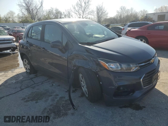2018 Chevrolet Trax LS with VIN 3GNCJKSB9JL260798, listed as a Copart auction lot 51522785 with 44,651 mi miles and Salvage Title. Bid and sale history available at carsss.com. Image 4.