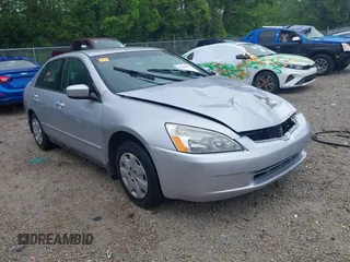 2003 Honda Accord LX z VIN 1HGCM56363A140358, wystawiony jako IAAI lot #42365056 z przebiegiem 202 238 mil mil oraz . Historia ofert i sprzedaży dostępna na DreamBid. Obrazek 1.