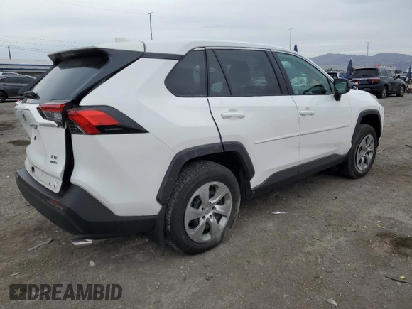 2023 Toyota RAV4 LE with VIN 2T3F1RFV3PC338885, listed as a Copart auction lot 49458645 with 32,403 mi miles and Salvage Title. Bid and sale history available at carsss.com. Image 3.