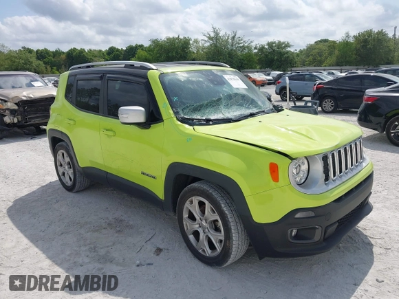 2018 Jeep Renegade Limited with VIN ZACCJADB6JPJ18526, listed as a IAAI auction lot 42078144 with 138,112 mi miles and . Bid and sale history available at DreamBid. Image 1.