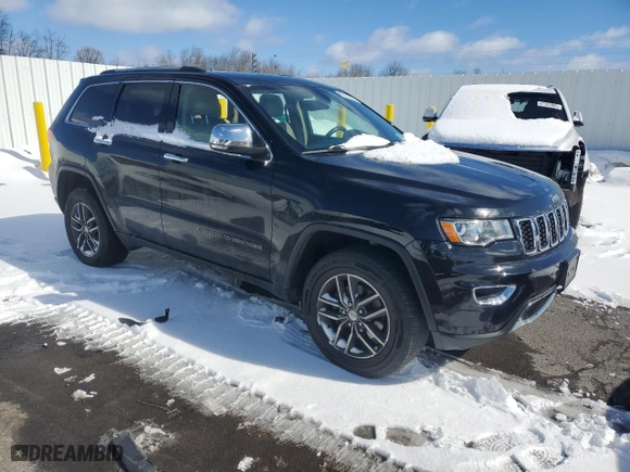 2017 Jeep Grand Cherokee Limited with VIN 1C4RJFBG3HC852967, listed as a Copart auction lot 47651595 with 84,996 mi miles and Salvage Title. Bid and sale history available at carsss.com. Image 4.