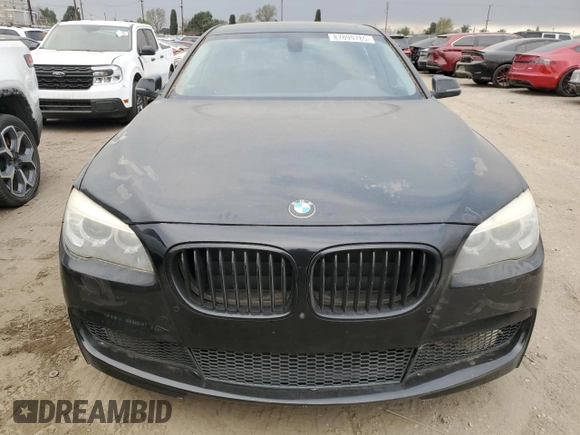 2015 BMW 7 Series 740Li with VIN WBAYE4C50FD947217, listed as a Copart auction lot 87899785 with Not provided miles and Salvage title. Bid and sale history available at DreamBid. Image 5.