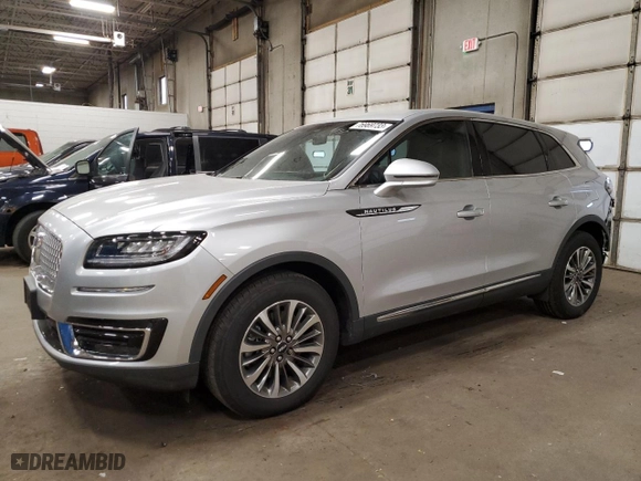 2019 Lincoln Nautilus Select with VIN 2LMPJ8K93KBL41710, listed as a Copart auction lot 76969733 with 55,390 mi miles. Bid and sale history available at carsss.com. Image 1.