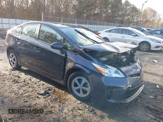 2015 Toyota Prius Four with VIN JTDKN3DU7F1984792, listed as a IAAI auction lot 41132250 with 1 mi miles. Bid and sale history available at carsss.com. Image 1.