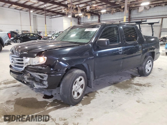 2012 Honda Ridgeline RT with VIN 5FPYK1F2XCB003545, listed as a Copart auction lot 41908095 with 96,642 mi miles and Salvage title. Bid and sale history available at DreamBid. Image 1.