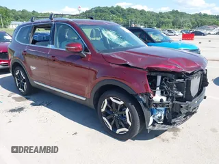 2024 Kia Telluride EX with VIN 5XYP3DGC6RG541459, listed as a IAAI auction lot 42509074 with 15,129 mi miles and . Bid and sale history available at DreamBid. Image 1.