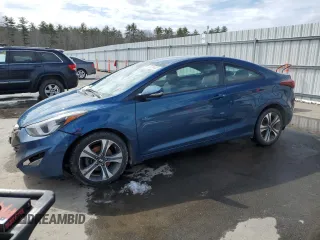 2014 Hyundai Elantra Coupe with VIN KMHDH6AH4EU028610, listed as a Copart auction lot 50324635 with 92,080 mi miles and Salvage Title. Bid and sale history available at carsss.com. Image 1.