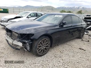 2015 BMW 7 Series 750Li xDrive with VIN WBAYF8C58FG245570, listed as a Copart auction lot 56115714 with 0 mi miles. Bid and sale history available at carsss.com. Image 1.