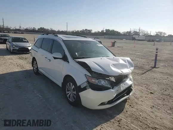 2014 Honda Odyssey EX-L with VIN 5FNRL5H67EB098473, listed as a Copart auction lot 45670685 with 163,765 mi miles and Salvage Title. Bid and sale history available at DreamBid. Image 11.