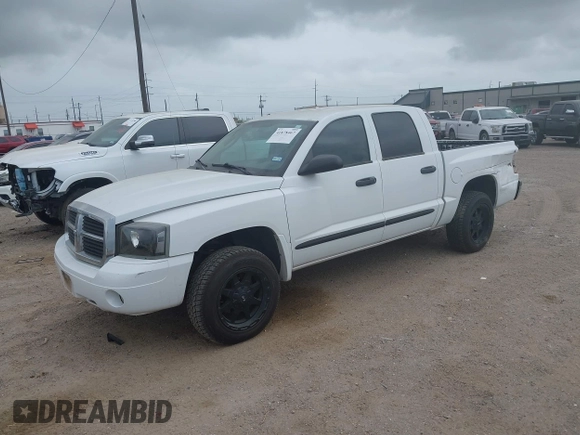 2006 Dodge Dakota SLT with VIN 1D7HE48K56S532946, listed as a IAAI auction lot 41878467 with 106,218 mi miles. Bid and sale history available at carsss.com. Image 2.