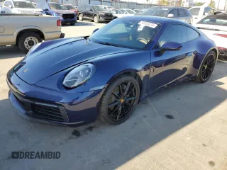 2020 Porsche 911 Carrera with VIN WP0AA2A96LS205552, listed as a Copart auction lot 52935275 with 32,994 mi miles and Salvage Title. Bid and sale history available at carsss.com. Image 1.