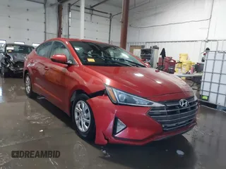 2019 Hyundai Elantra SE with VIN 5NPD74LF6KH473802, listed as a IAAI auction lot 41256394 with 130,699 mi miles and . Bid and sale history available at DreamBid. Image 1.