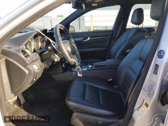 2012 Mercedes-Benz C 350 Sport with VIN WDDGF5HB3CR197400, listed as a Copart auction lot 77010364 with 130,815 mi miles and Salvage Title. Bid and sale history available at DreamBid. Image 7.