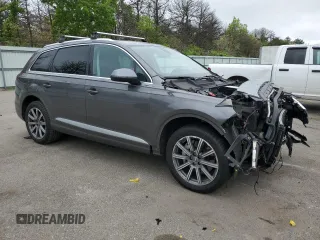2019 Audi Q7 Premium Plus z VIN WA1LAAF75KD006144, wystawiony jako Copart lot #57256785 z przebiegiem 70 690 mil mil oraz Szkody całkowita. Historia ofert i sprzedaży dostępna na DreamBid. Obrazek 4.