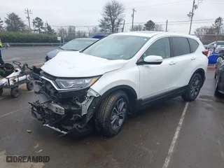 2022 Honda CR-V EX-L with VIN 7FARW1H84NE001719, listed as a IAAI auction lot 41415669 with 50,062 mi miles. Bid and sale history available at carsss.com. Image 2.