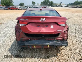 2014 Hyundai Elantra SE with VIN 5NPDH4AE4EH481375, listed as a Copart auction lot 58931095 with 187,303 mi miles and Salvage title. Bid and sale history available at DreamBid. Image 6.