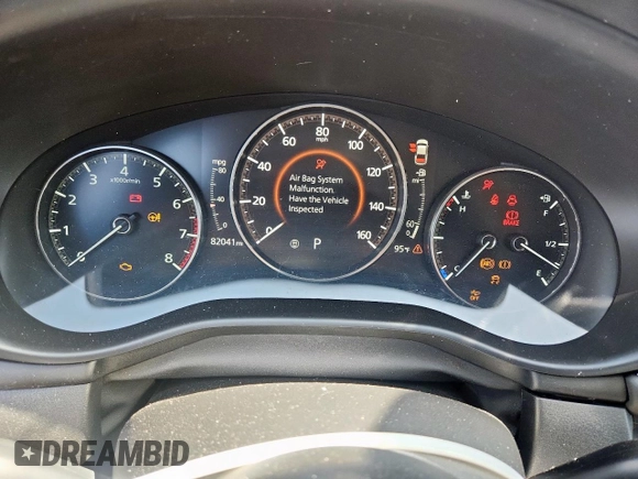 2021 Mazda 3 S with VIN JM1BPAAL1M1303601, listed as a Copart auction lot 63101125 with 82,041 mi miles and Salvage title. Bid and sale history available at DreamBid. Image 9.