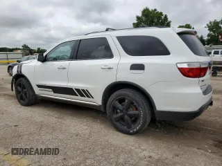 2013 Dodge Durango Citadel with VIN 1C4RDJEG1DC660821, listed as a Copart auction lot 55357784 with 109,977 mi miles and Salvage Title. Bid and sale history available at carsss.com. Image 2.