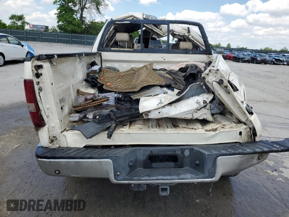 2008 Ford F-150 XLT with VIN 1FTPW14V28FA77633, listed as a Copart auction lot 56038375 with Not provided miles and Non repairable. Bid and sale history available at DreamBid. Image 6.