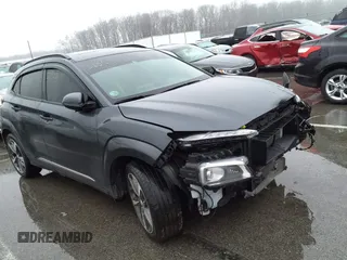 2020 Hyundai Kona Ultimate with VIN KM8K53A52LU476930, listed as a IAAI auction lot 38355576 with 39,450 mi miles. Bid and sale history available at carsss.com. Image 1.