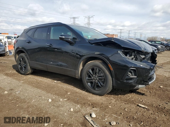 2021 Chevrolet Blazer LT z VIN 3GNKBHRS6MS539265, wystawiony jako Copart lot #51800265 z przebiegiem 55 176 mil mil oraz Szkoda całkowita • Salvage title. Historia ofert i sprzedaży dostępna na DreamBid. Obrazek 4.