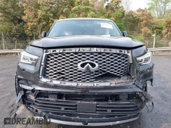 2019 Infiniti QX80 LUXE with VIN JN8AZ2NE7K9238439, listed as a IAAI auction lot 41961424 with Not Provided miles. Bid and sale history available at carsss.com. Image 12.