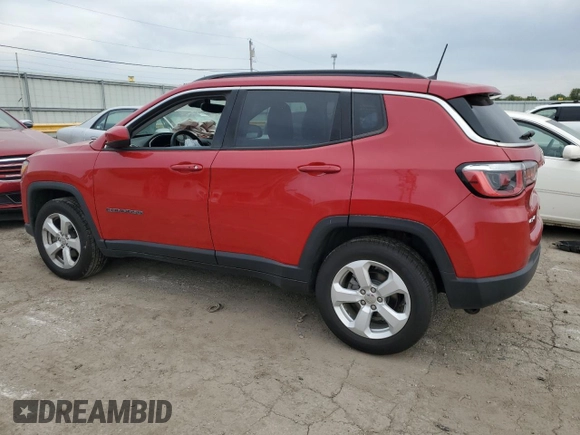 2019 Jeep Compass Latitude z VIN 3C4NJDBB2KT597540, wystawiony jako Copart lot #57686275 z przebiegiem 84 501 mil mil oraz Szkoda całkowita • Salvage title. Historia ofert i sprzedaży dostępna na DreamBid. Obrazek 2.
