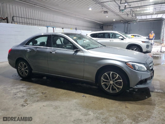 2016 Mercedes-Benz C-Class C 300 Luxury with VIN 55SWF4KB5GU123477, listed as a Copart auction lot 44427355 with 106,151 mi miles and Salvage Title. Bid and sale history available at carsss.com. Image 4.