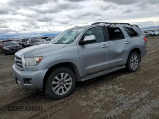 2015 Toyota Sequoia Limited with VIN 5TDJY5G1XFS120936, listed as a Copart auction lot 42274504 with 127,170 mi miles and Salvage Title. Bid and sale history available at carsss.com. Image 1.
