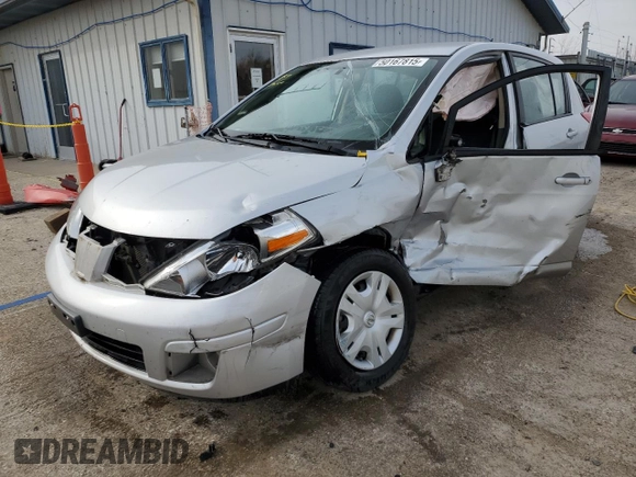 2011 Nissan Versa 1.8 S with VIN 3N1BC1CP5BL384221, listed as a Copart auction lot 50167815 with 111,359 mi miles and Salvage Title. Bid and sale history available at carsss.com. Image 1.