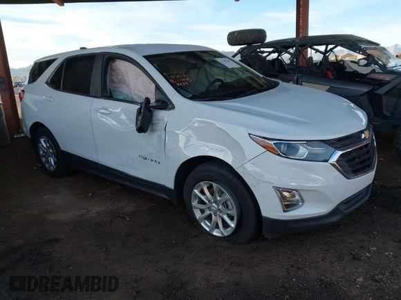 2021 Chevrolet Equinox LT with VIN 2GNAXKEV8M6108239, listed as a IAAI auction lot 41808204 with 92,752 mi miles. Bid and sale history available at carsss.com. Image 1.