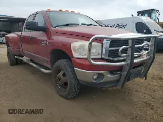 2007 Dodge Ram 3500 SLT with VIN 3D7MX48C37G756954, listed as a Copart auction lot 75063344 with 293,538 mi miles and Salvage Title. Bid and sale history available at carsss.com. Image 4.