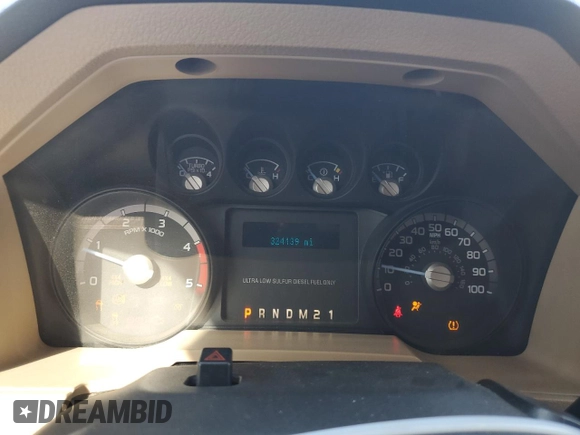 2011 Ford F-250 XL with VIN 1FT7X2BTXBEA96254, listed as a Copart auction lot 56044375 with 324,139 mi miles and Salvage title. Bid and sale history available at DreamBid. Image 9.
